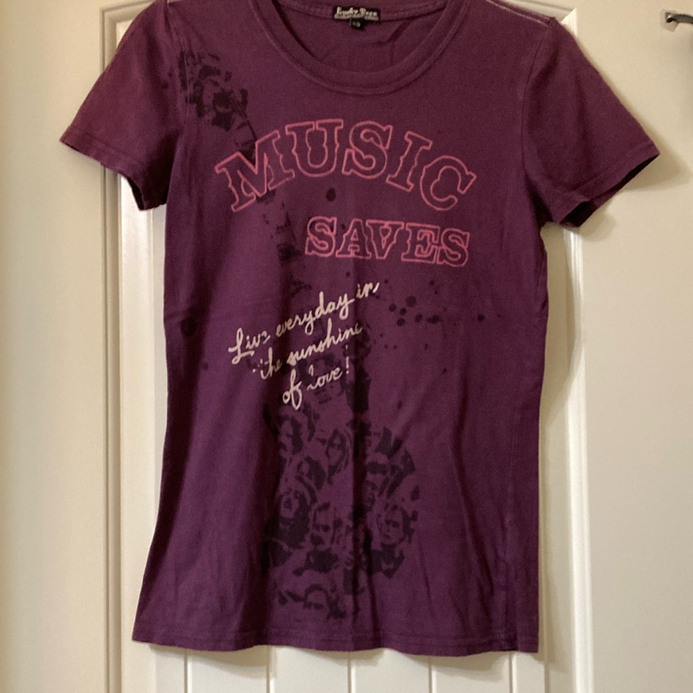 Lucky Brand “Music Saves” Graphic T-Shirt